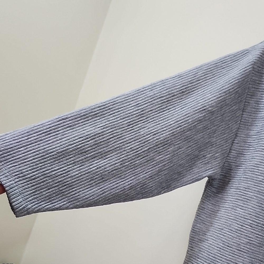 A New Day Light Gray Striped Top - Picture 6 of 10